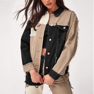 Women＇s Clothing New Fashion Jacket Denim Coat